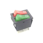 Кнопка KCD6-6-2-2 з підсвіткою(червона/зелена)